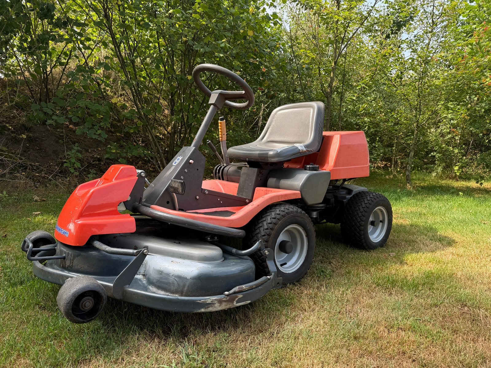 Husqvarna Rider 16 met 120 maaidek en 15.5 pk., Ophalen, Gebruikt, Mulchfunctie, 120 cm of meer