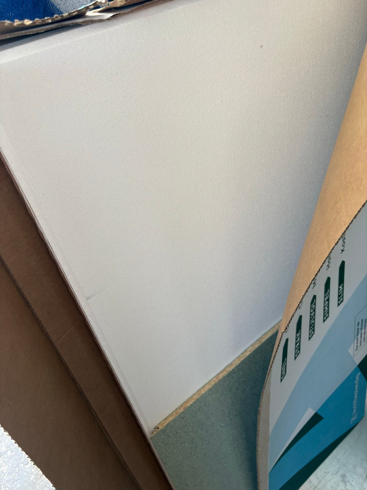 Agnes plafondplaten linnen vochtwerend, Doe-het-zelf en Verbouw, Platen en Panelen, Ophalen, Nieuw, Overige materialen, Minder dan 20 mm