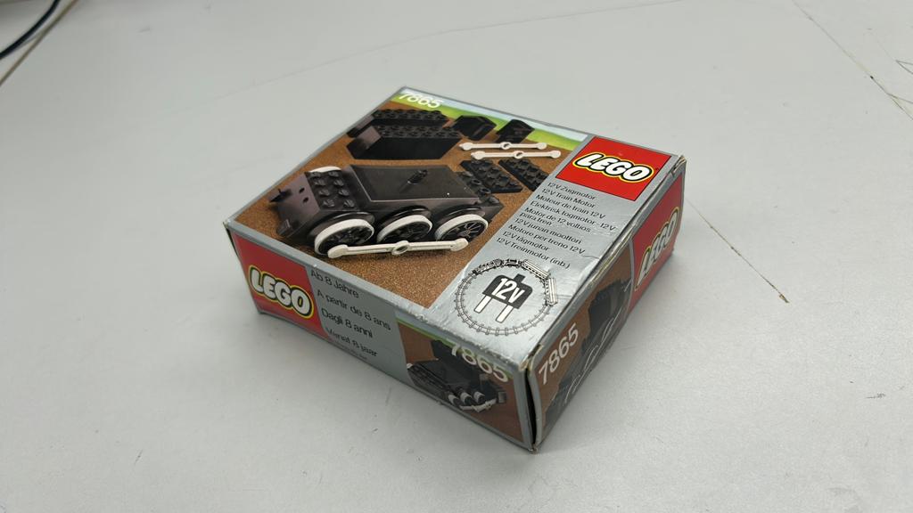 SB2926 Lego trein 7865 12v compl. +doos +boekje. Als nieuw!, Kinderen en Baby's, Speelgoed | Duplo en Lego, Ophalen of Verzenden
