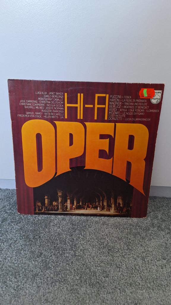 Philips Hi-Fi Opera LP - Diverse artiesten, Ophalen of Verzenden, Romantiek, Gebruikt, Opera of Operette