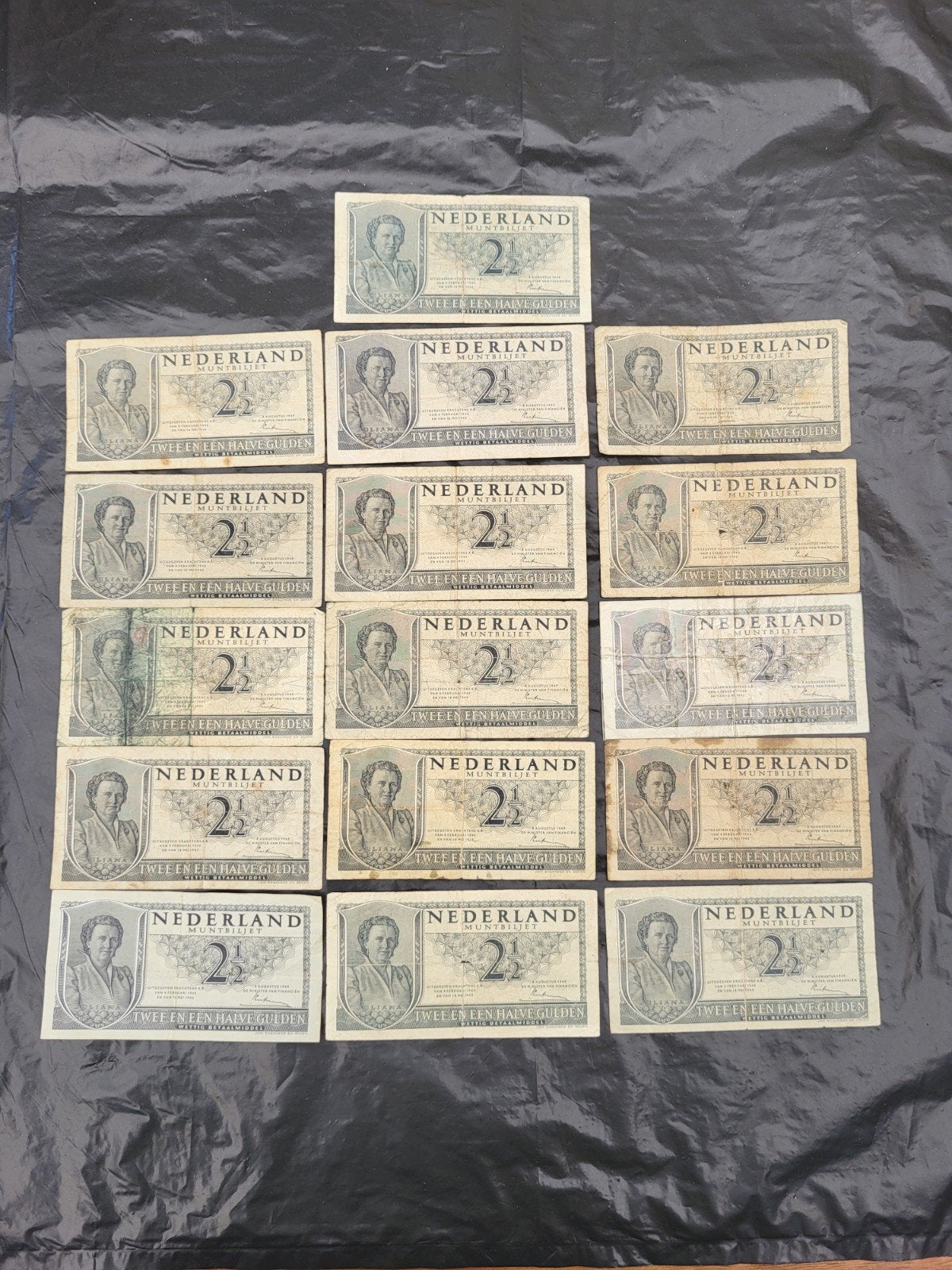 Muntbiljet Twee En Halve Gulden (B1), Postzegels en Munten, Ophalen of Verzenden
