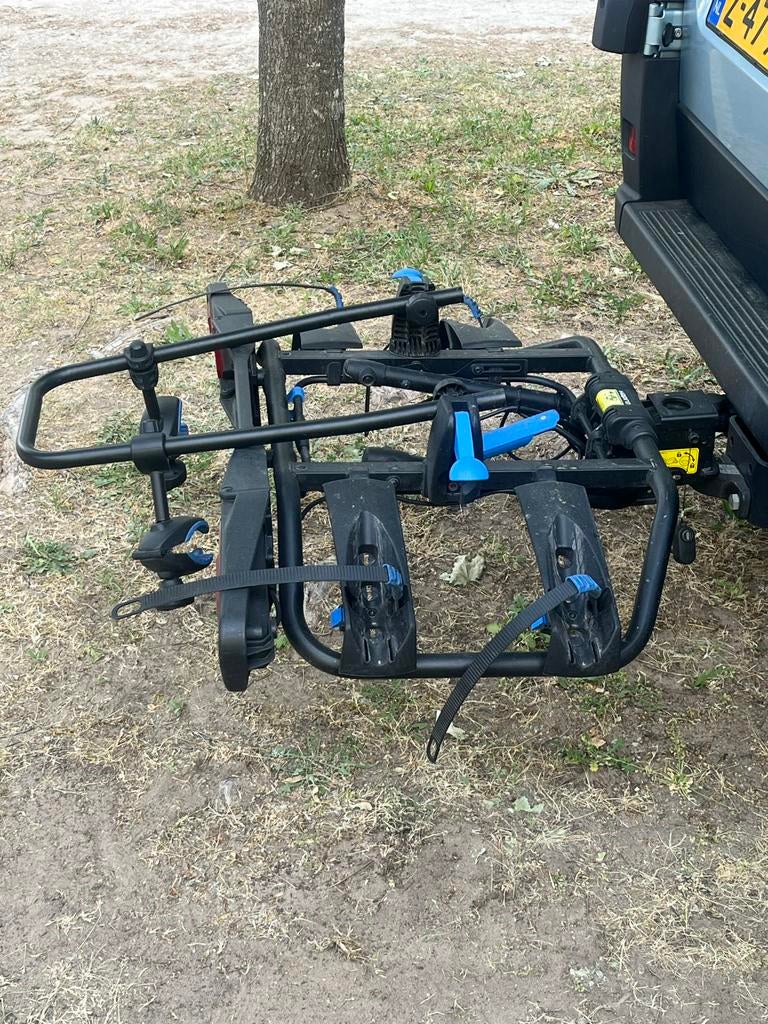 Hapro Atlas 2 Premium Blue  kantelbaar voor 2 e-bikes, Auto diversen, Ophalen, Zo goed als nieuw, Hapro, Hapro