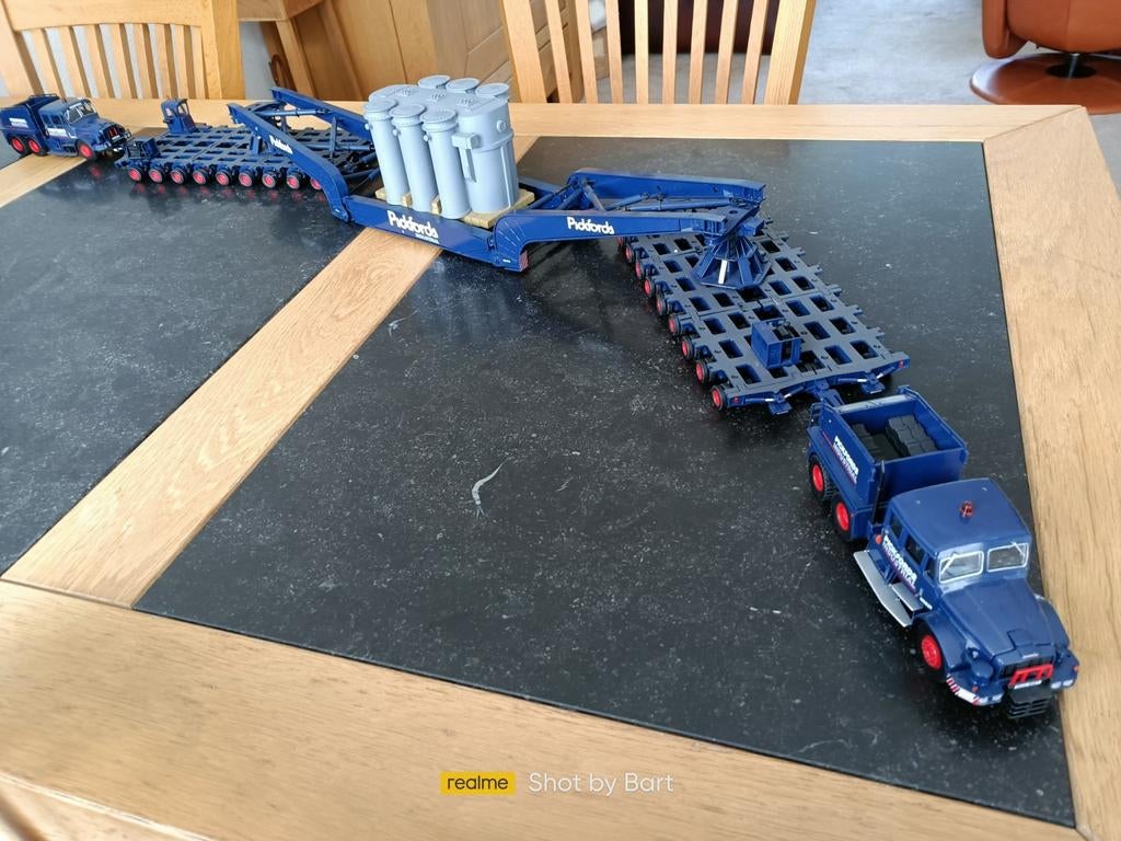 SCAMMELL ZWAARTRANSPORT SET PICKFORDS CORGI, Ophalen of Verzenden, Zo goed als nieuw, Bus of Vrachtwagen, Corgi