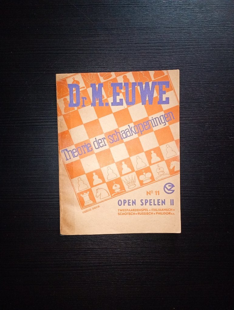 Theorie der schaak openingen 11 oranje, Ophalen of Verzenden, Minder dan 500 stukjes, Zo goed als nieuw, Schaken