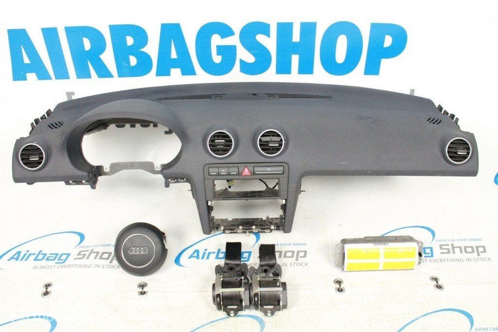 Airbag set - Dashboard blauw Audi A3 8P (2005-2012), Gebruikt, Ophalen of Verzenden