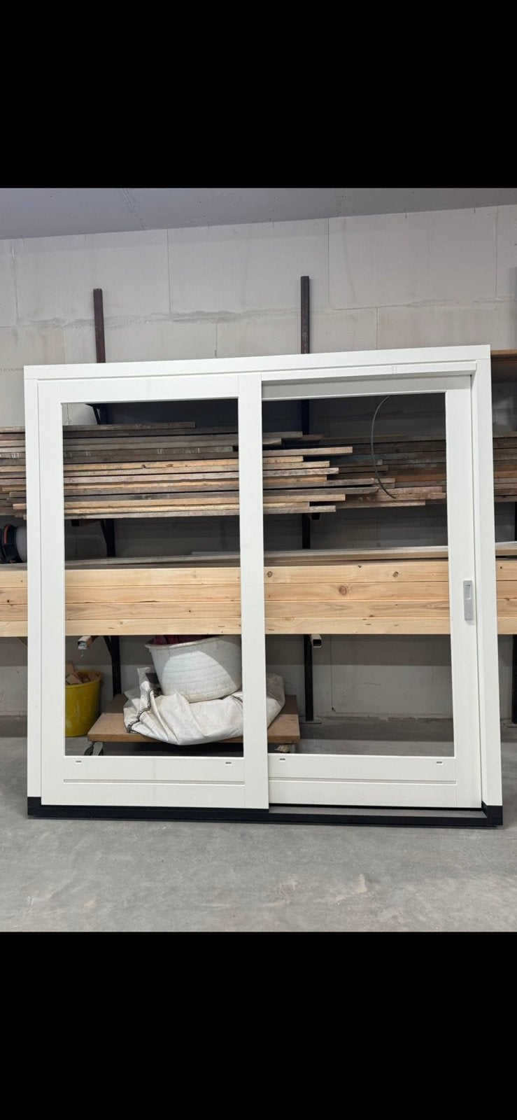 Te koop nieuwe houten schuifpui Breed:2245mm x hoog 2220mm, Ophalen, Nieuw, 150 tot 225 cm, 150 tot 225 cm
