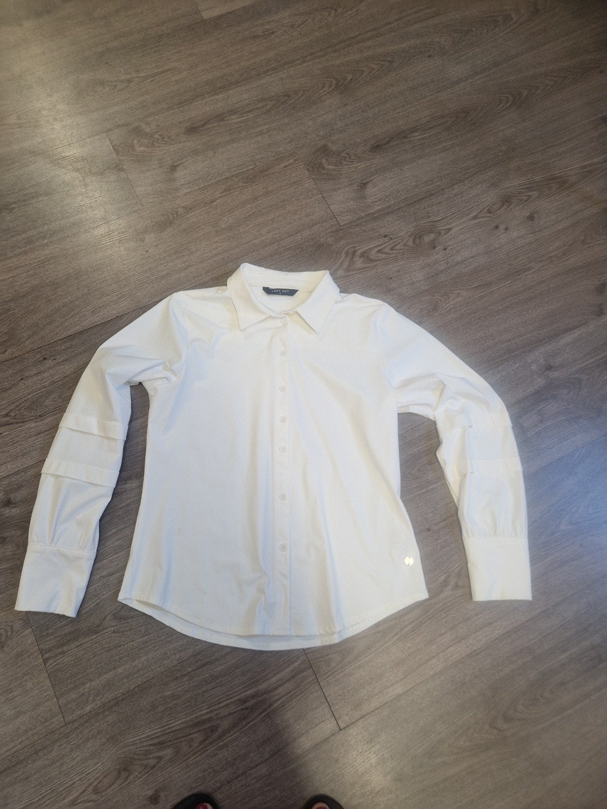 Lady day blouse mt S wit, Wit, Nieuw, Ophalen of Verzenden, Maat 36 (S)