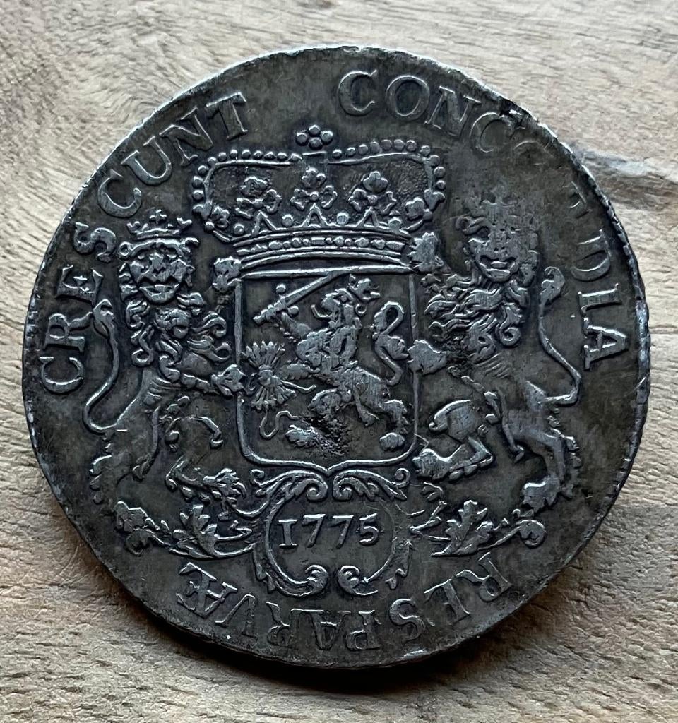 mooie Zilveren Rijder 1775 West Friesland, Postzegels en Munten, Munten | Nederland, Ophalen, Vóór koninkrijk, Zilver, Overige waardes