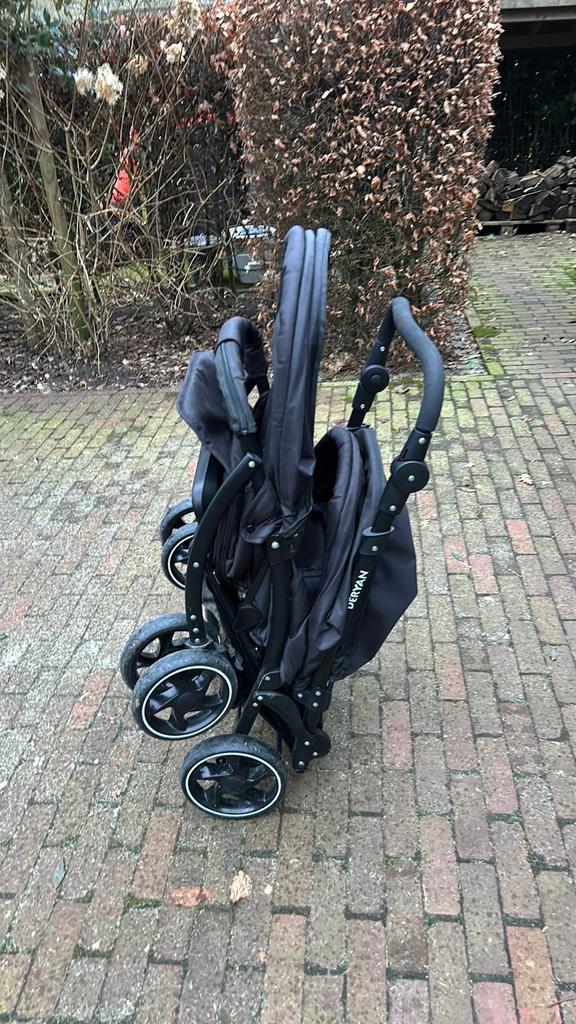 Tweelingbuggy, Kinderen en Baby's, Buggy's, Zo goed als nieuw, Ophalen of Verzenden