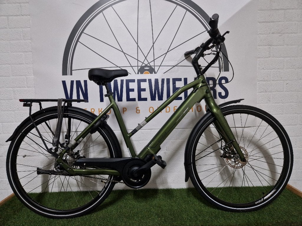 Amslod Dalton Dames E-bike 28" 57cm N7, Fietsen en Brommers, (Extra) lage instap, Nieuw, 56 cm of meer, Ophalen