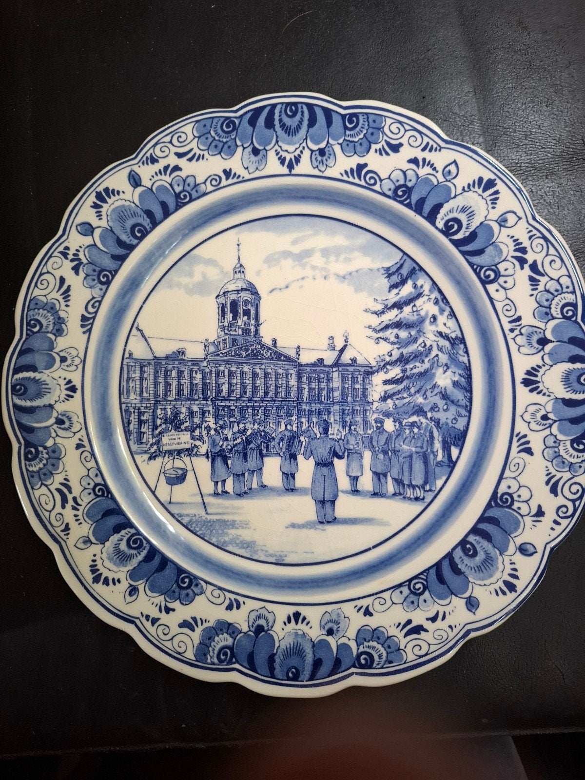 Delfts Blauw Wandbord Leger des Heils 1987, Ophalen of Verzenden