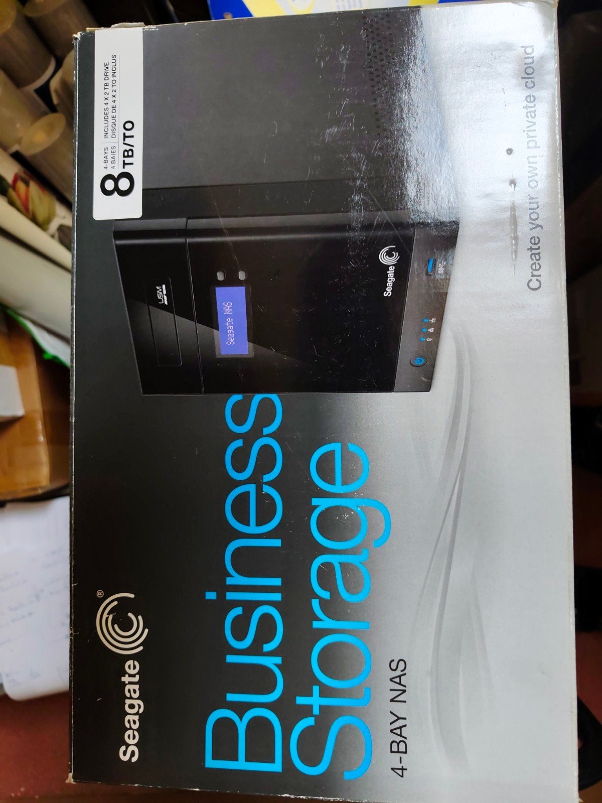 Seagate Business Storage 4-Bay NAS 8TB - Nieuw in doos, Ophalen, Nieuw