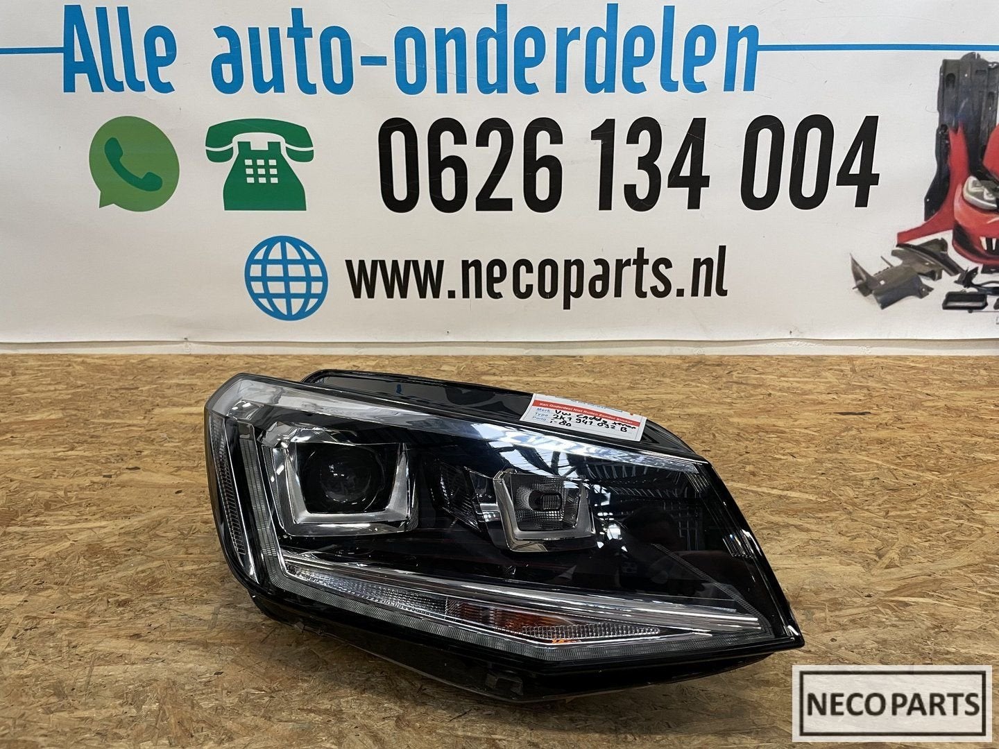 VW CADDY 2K 2K5 FACELIFT XENON LED KOPLAMP 2K1941032B, Gebruikt, -, Volkswagen, -