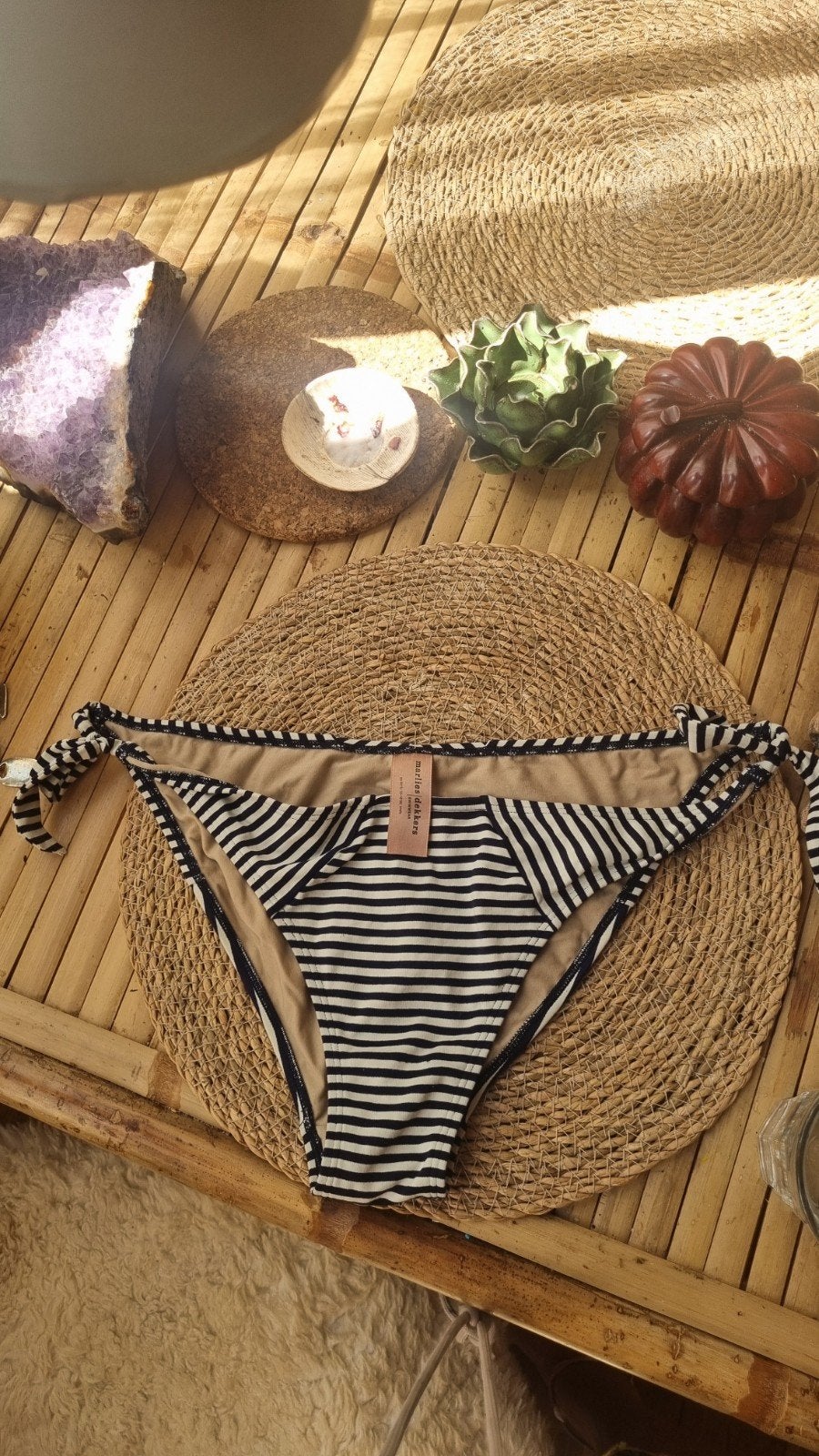 Marlies Dekkers gestreepte bikinibroekje, Marlies Dekkers, Zwart, Ophalen of Verzenden, Zo goed als nieuw