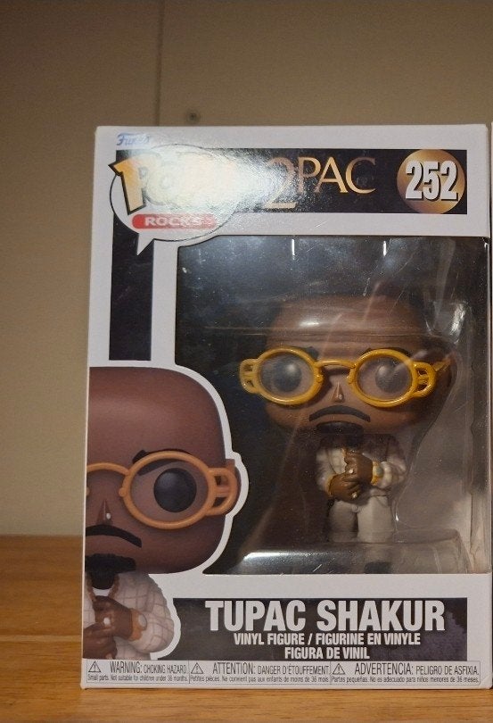 Funko Pop! Rocks Tupac Shakur 252, In originele verpakking, Ophalen of Verzenden, Nieuw