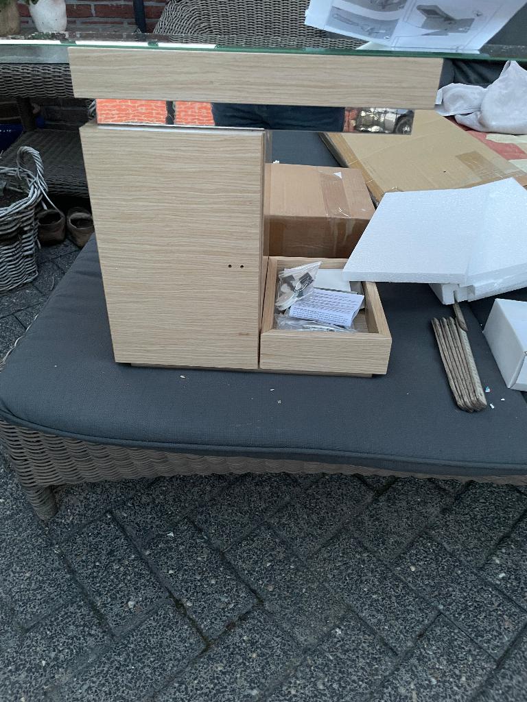 compleet badkamer meubel lichte eik (alles nieuw), Huis en Inrichting, Ophalen, Overige typen, Nieuw, 50 tot 100 cm