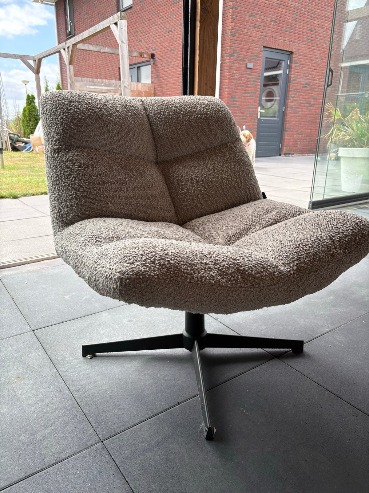 Comfortabele draaibare fauteuil, Ophalen, Gebruikt, Overige kleuren, Eén