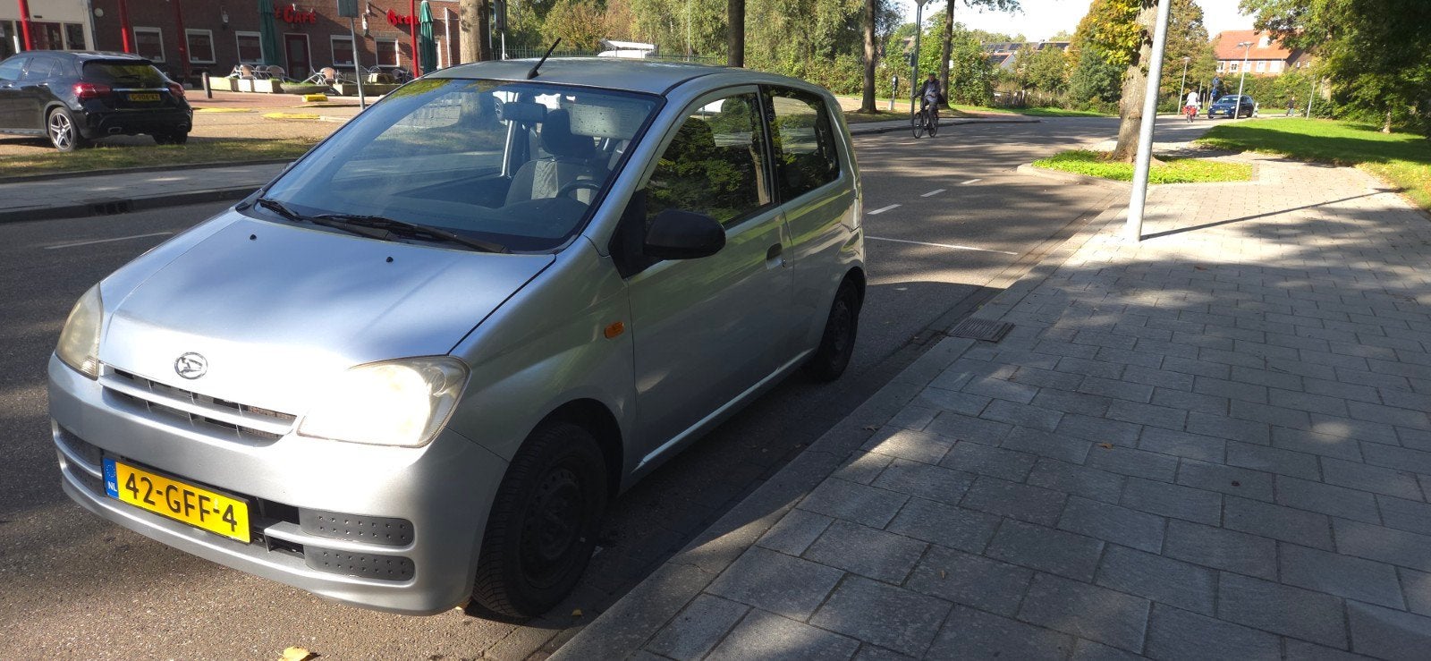 Daihatsu Cuore 1.0 3D 2008 Grijs, Auto's, 600 kg, 18 €/maand, Cuore, Origineel Nederlands