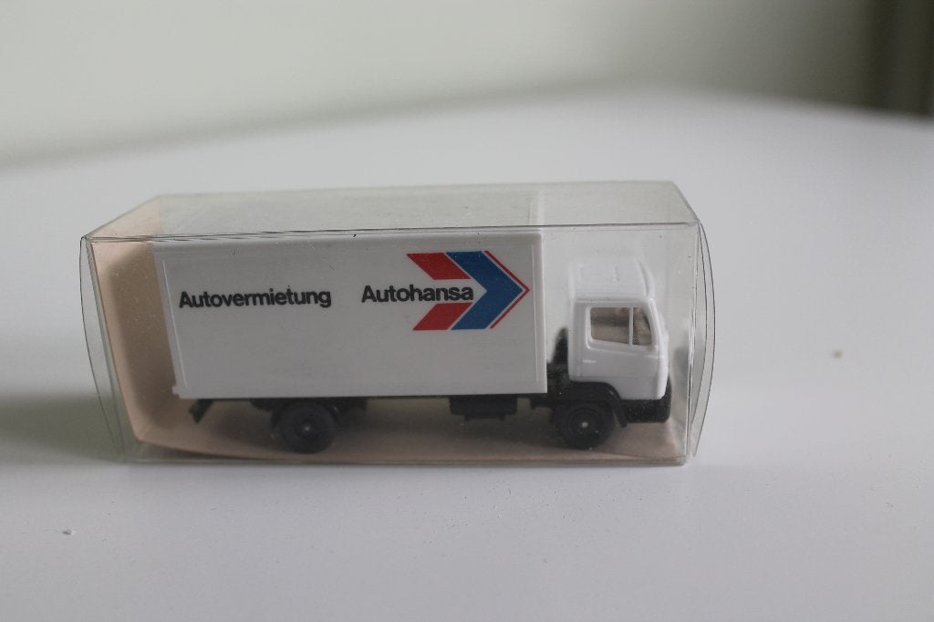 Wiking Mercedes LP 809 met reclame-opschriften, Ophalen of Verzenden, Zo goed als nieuw, Bus of Vrachtwagen, Wiking