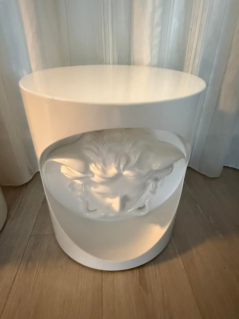 Originele Versace Bijzettafel, 45 tot 60 cm, Minder dan 55 cm, Rond, Ophalen of Verzenden