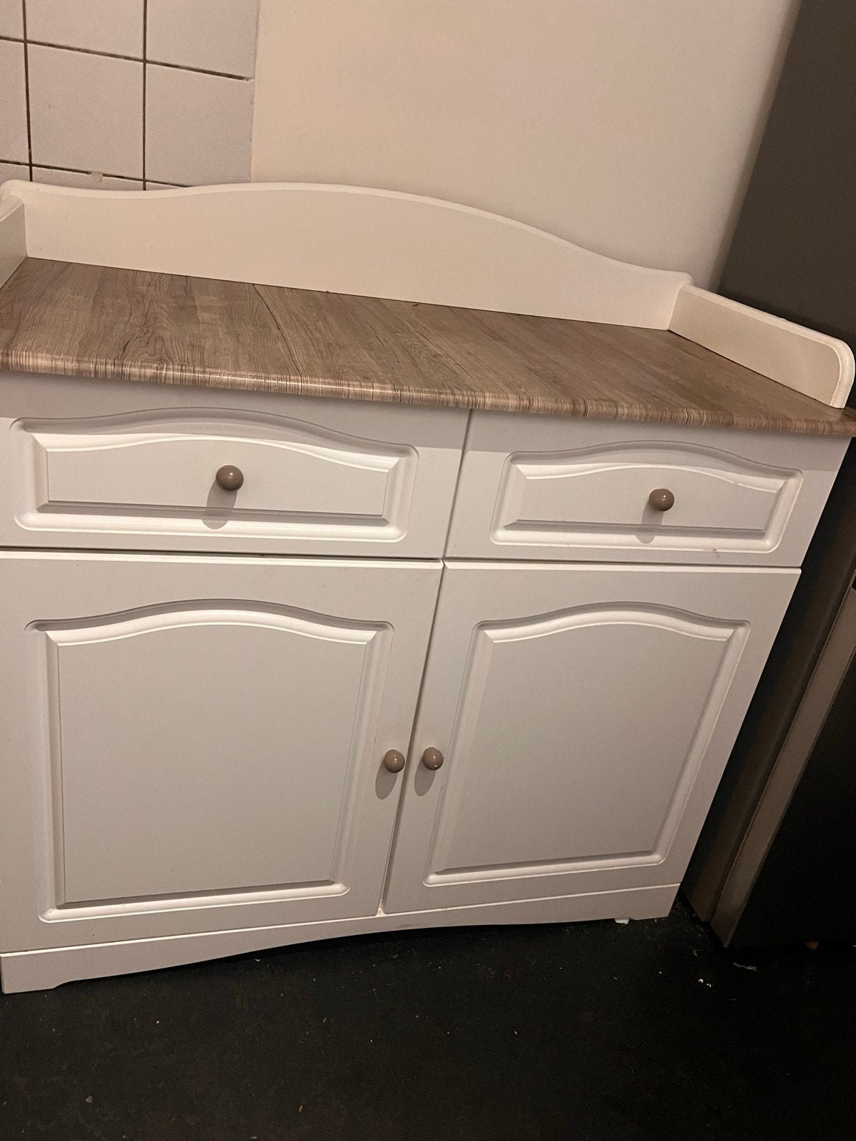 Witte houten commode/kast zonder beschadigingen., Ophalen, Zo goed als nieuw, Commode