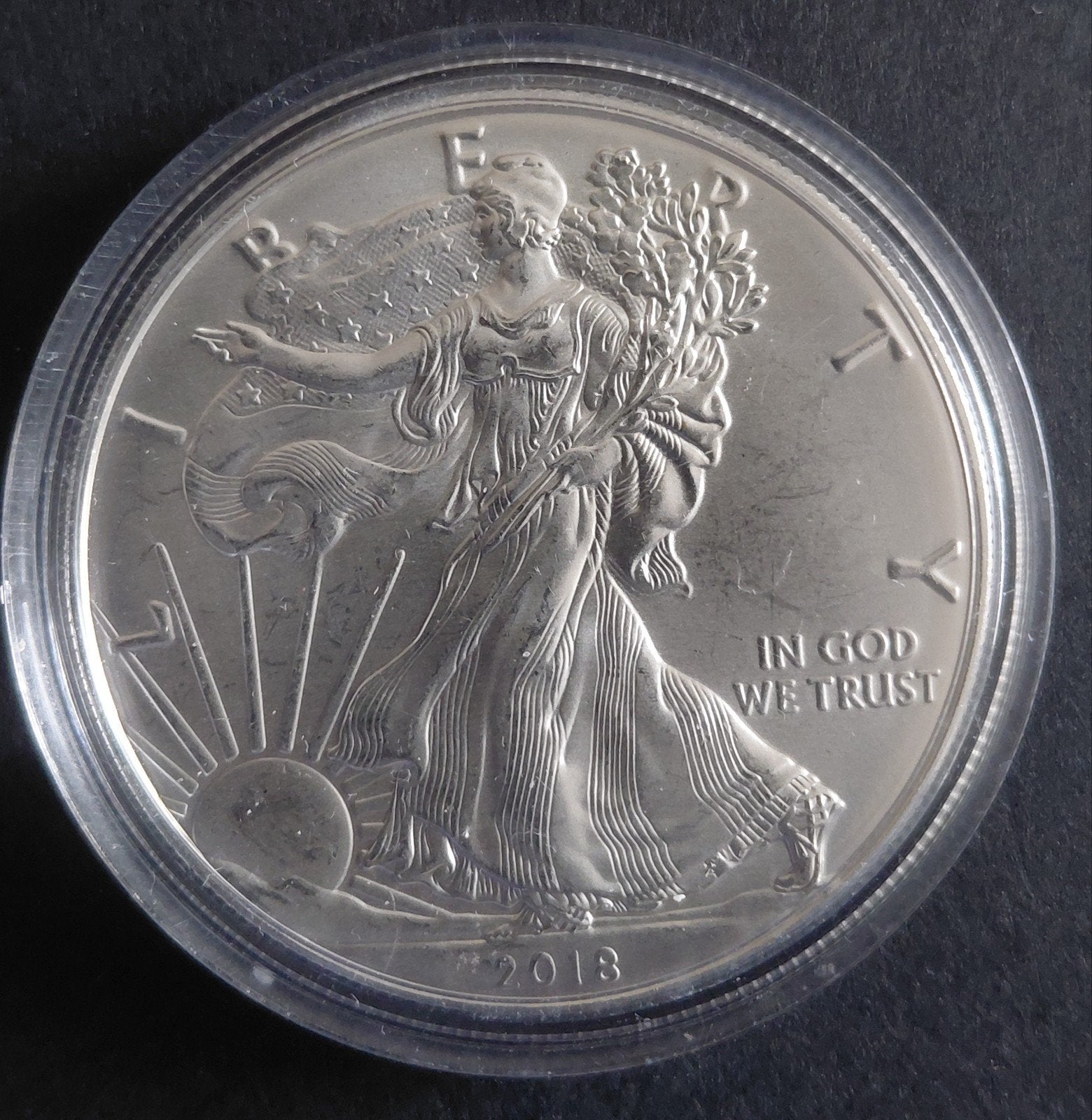 American Silver Eagle 2018 1 oz 999 zilver, Verzenden, Zilver