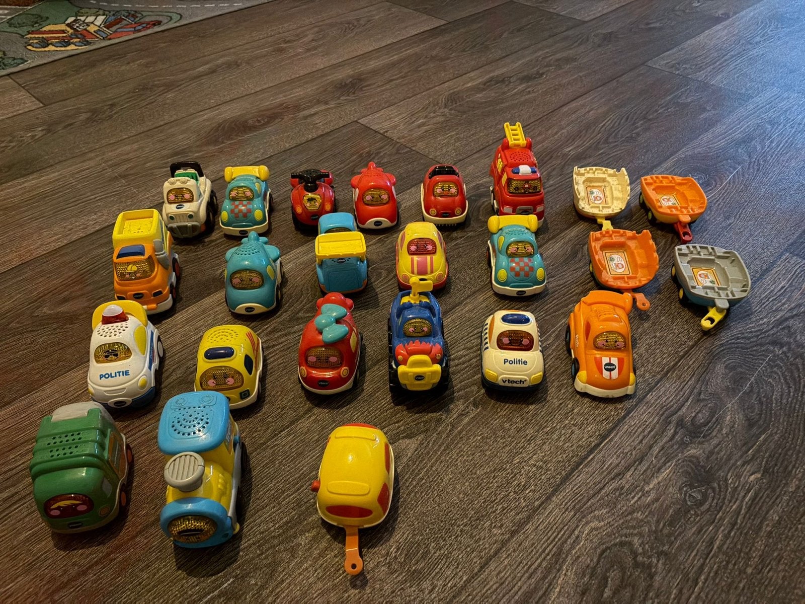Grote set Toet Toet Auto's met banen en wasstraat, Kinderen en Baby's, Ophalen, Gebruikt