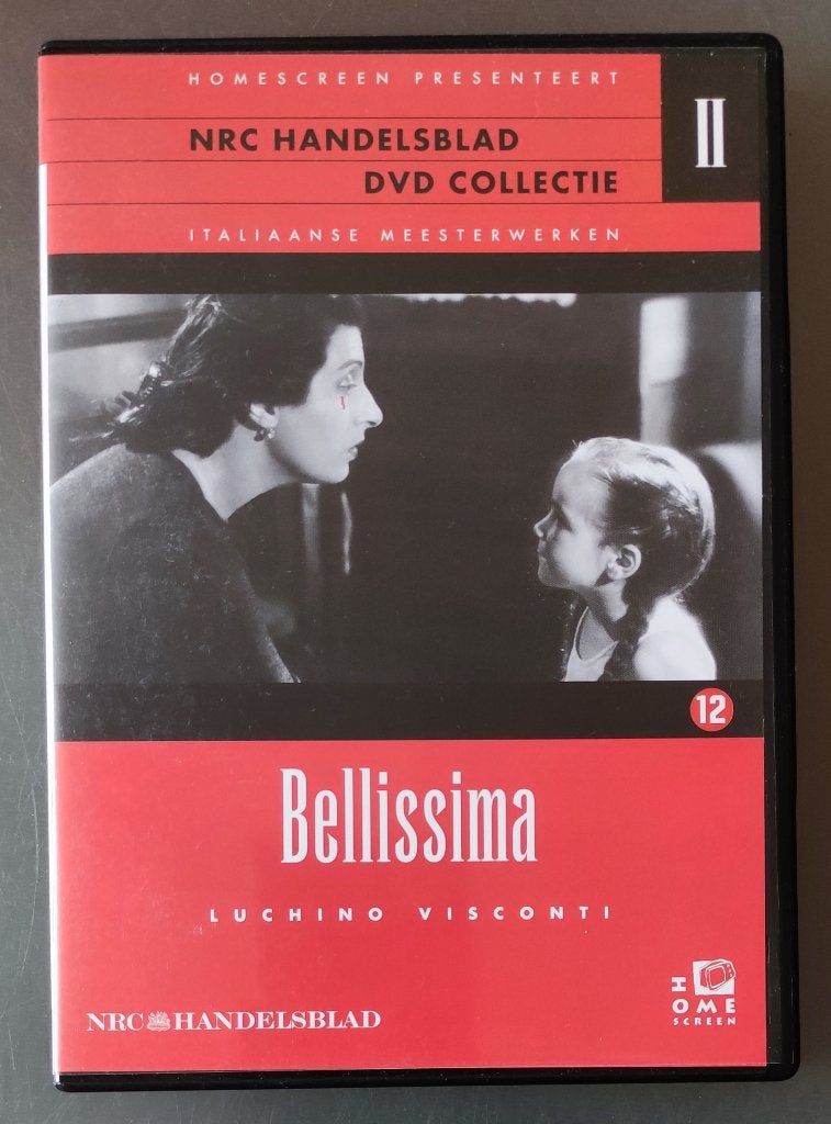 Bellissima - dvd, Alle leeftijden, Ophalen of Verzenden, 1940 tot 1960, Zo goed als nieuw