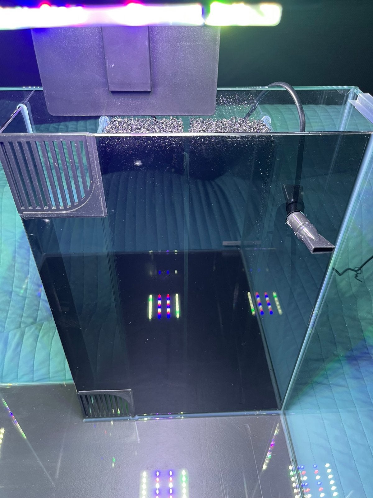 Aquarium met geintegreerd filter, pomp en verlichting, Dieren en Toebehoren, Vissen | Aquaria en Toebehoren, Ophalen, Leeg aquarium