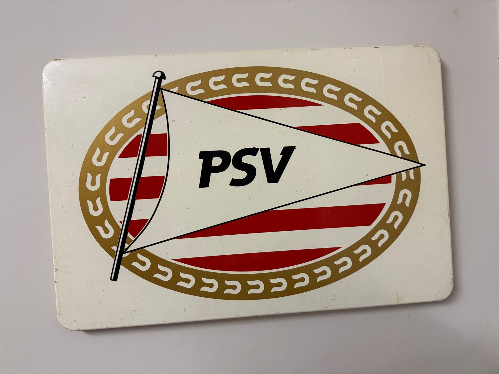 PSV Verkeersbord Trainingscomplex De Herdgang 60x40cm, Verzamelen, Sportartikelen en Voetbal, Ophalen of Verzenden, Gebruikt, PSV