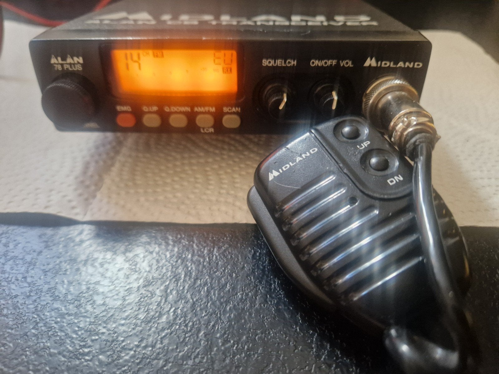 Midland Alan 78 plus CB-radio - 27mc - 40 kanalen - 4 watt, Ophalen of Verzenden