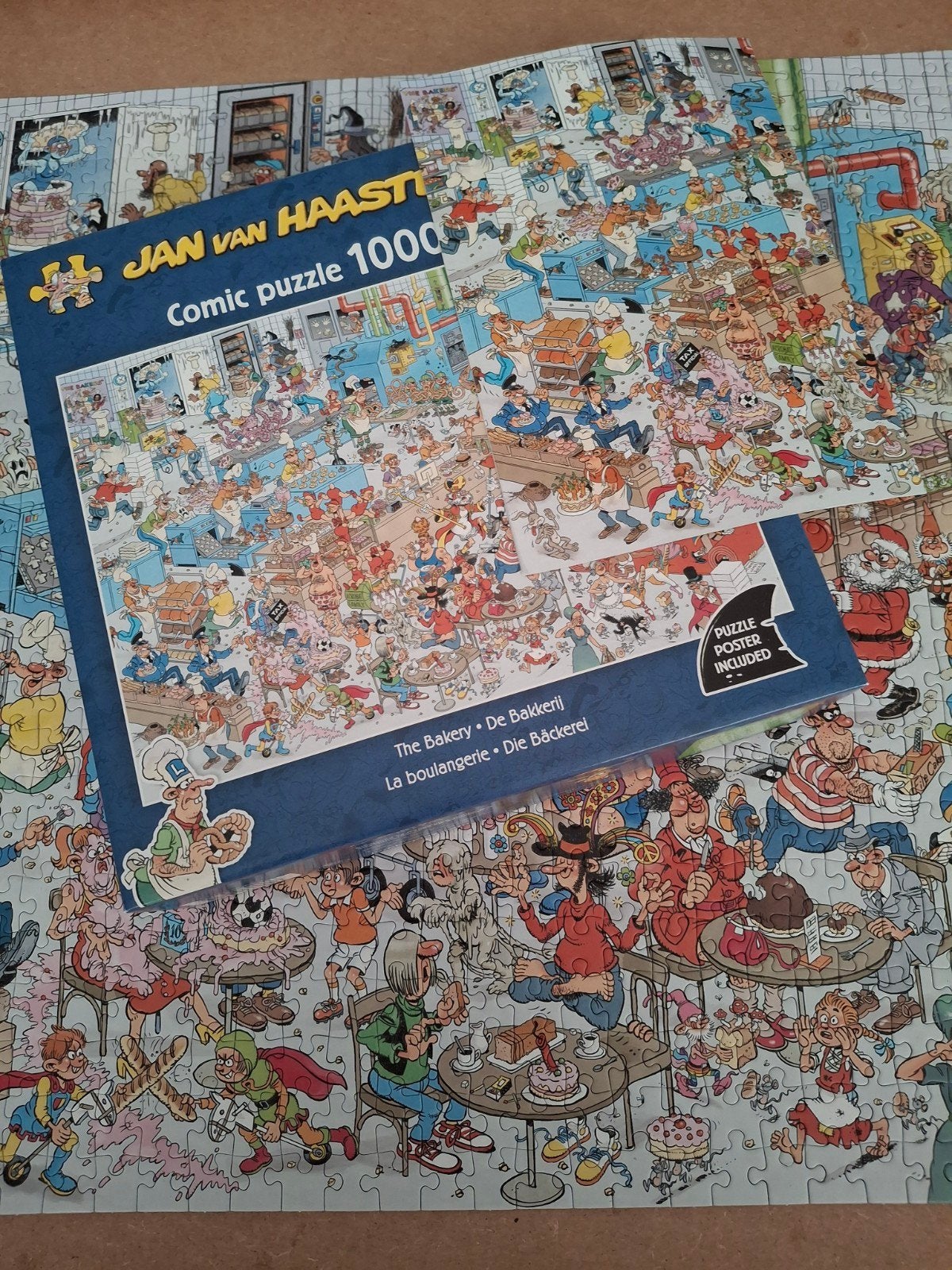 J.v.Haasteren puzzel 1000 stukjes., Ophalen, 500 t/m 1500 stukjes, Zo goed als nieuw, Legpuzzel