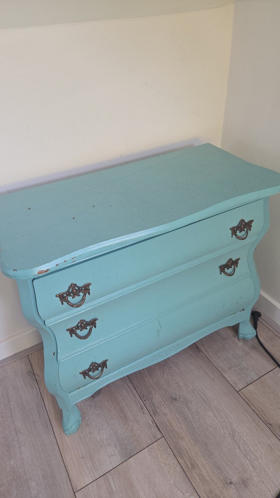 Vintage commode in turquoise, Ophalen