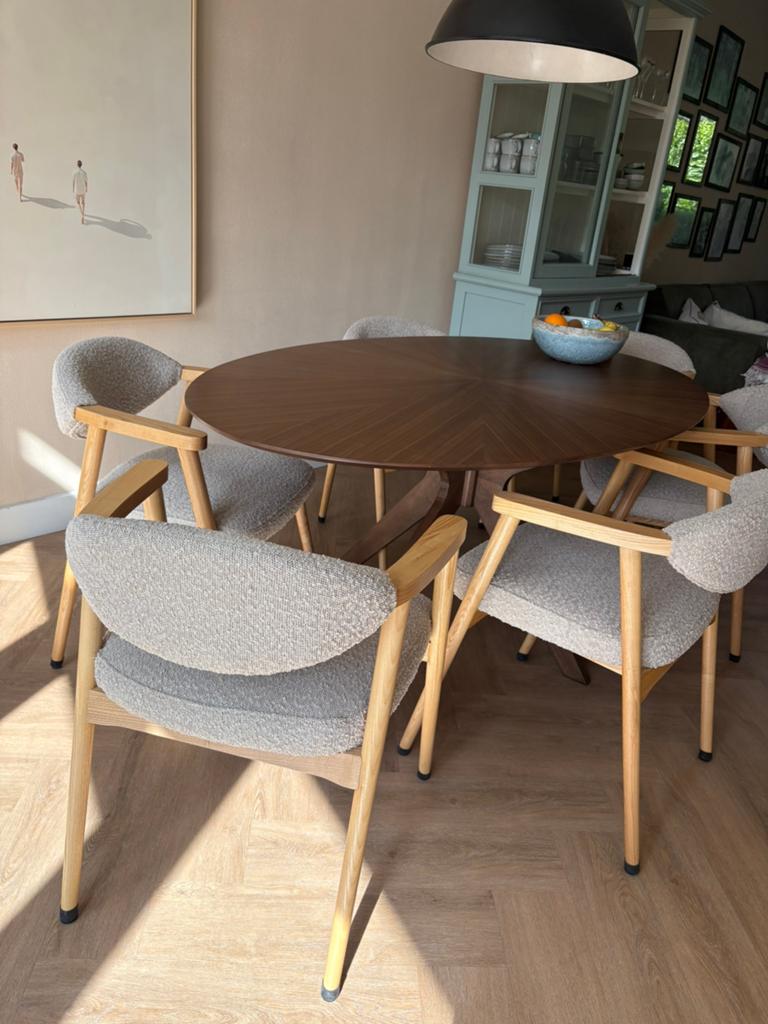 Ovale eettafel - 180cm bij 110cm - NIEUW, Huis en Inrichting, Tafels | Eettafels, Ophalen, 100 tot 150 cm, Zo goed als nieuw, 150 tot 200 cm