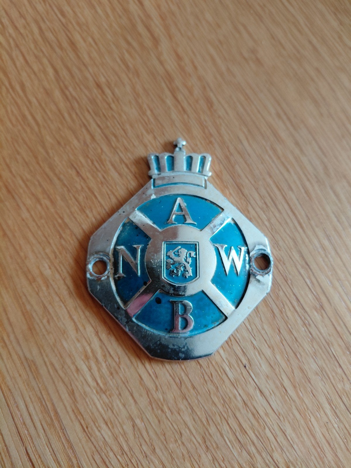 ANWB ALLUMINIUM KLEIN EMBLEEM, Ophalen