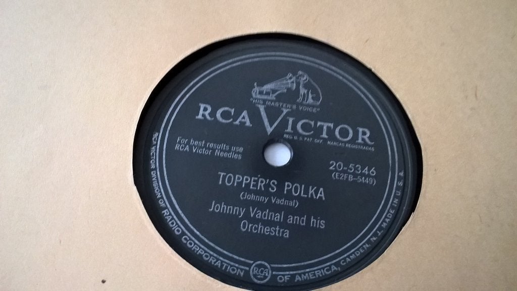 JOHNNY VADNAL  AND HIS  ORCHESTRA    78  TOEREN, Cd's en Dvd's, Gebruikt, 10 inch, Overige genres, Ophalen of Verzenden