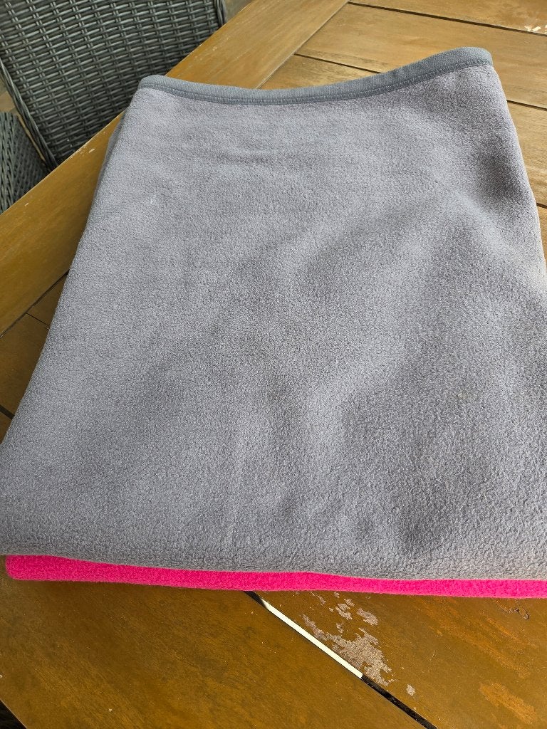 Jollein babydeken grijs en Babydump babydeken roze, Gebruikt, Jollein, Ophalen of Verzenden, 150 cm