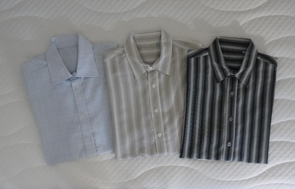 3 Ben Smith overhemden korte mouw, Engels design, 41/42, nw, Kleding | Heren, Overhemden, Ben Smith, Overige kleuren, Nieuw, Ophalen of Verzenden