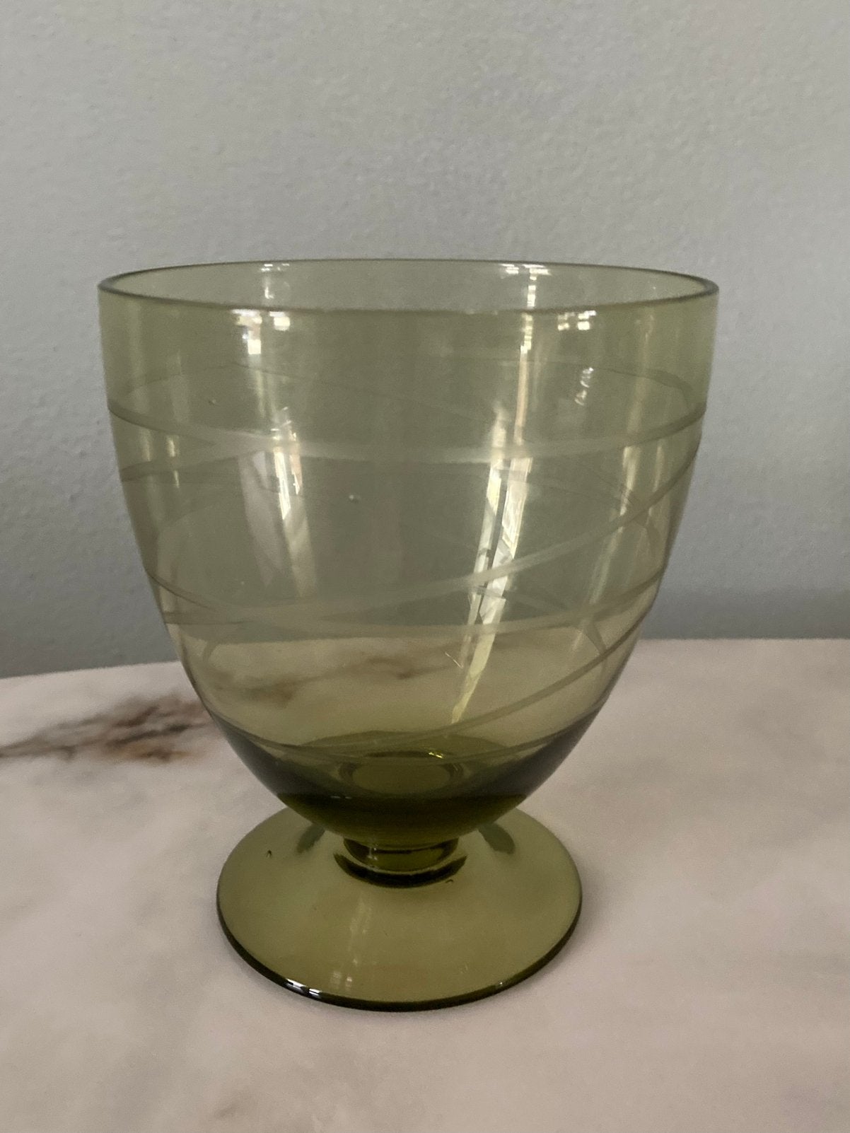 Vintage Ikea bokaal mondgeblazen glas, Antiek en Kunst, Ophalen of Verzenden