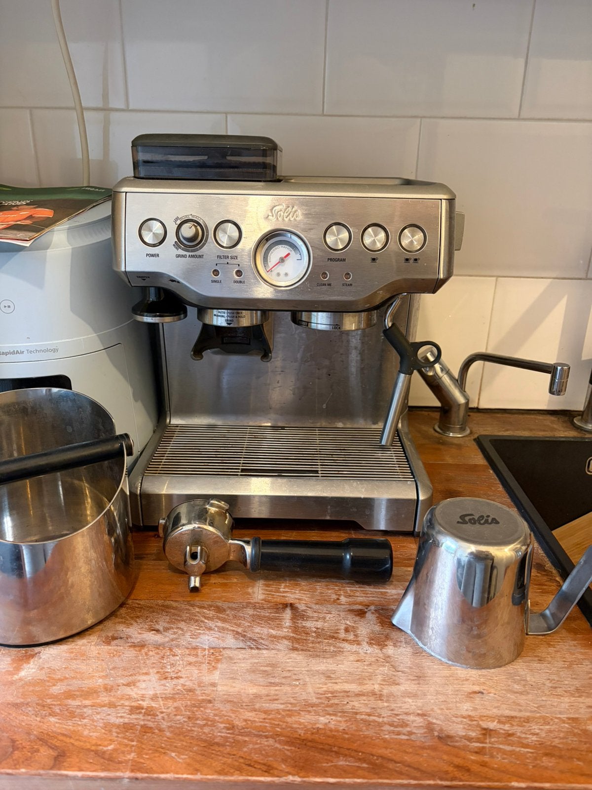 Solis koffiezetapparaat, Ophalen of Verzenden, Zo goed als nieuw, Koffiemachine