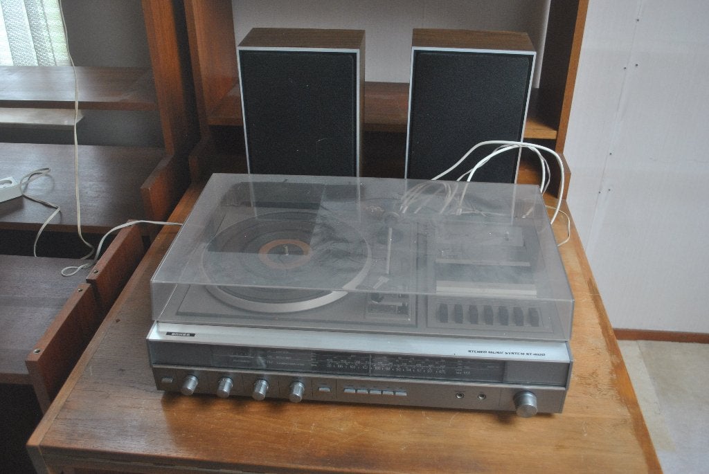 Radio, palenspeler, cassette met speakers, Erres ST4100, Verzamelen, Ophalen, Audio en Video