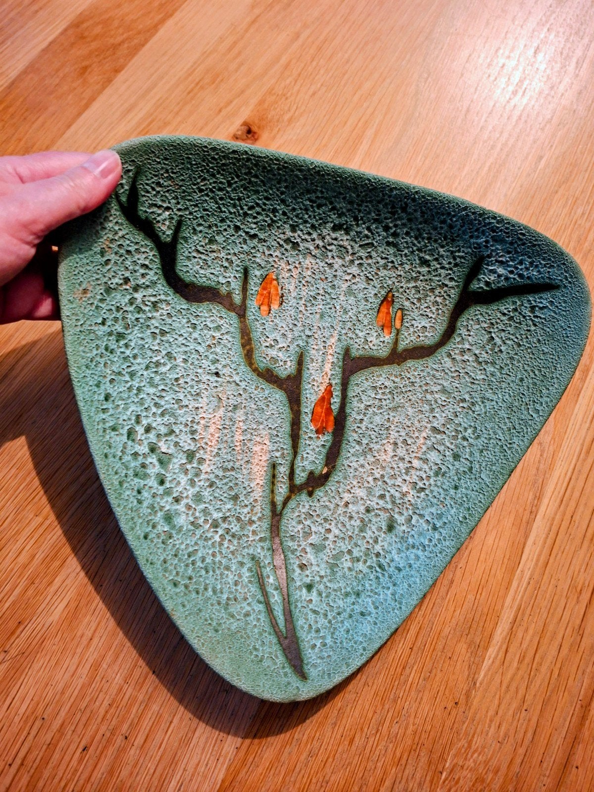 Vintage 'fat lava'  Fohr schaal, keramiek, Ophalen, Zo goed als nieuw, Overige vormen, Porselein of Keramiek