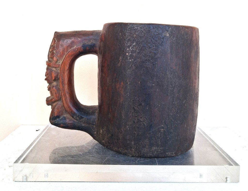 Nias Tumba Sumatra gn batak dayak asmat tanimbar timor kris, 15 cm, Indonesië, Handgemaakt, Ritueel object