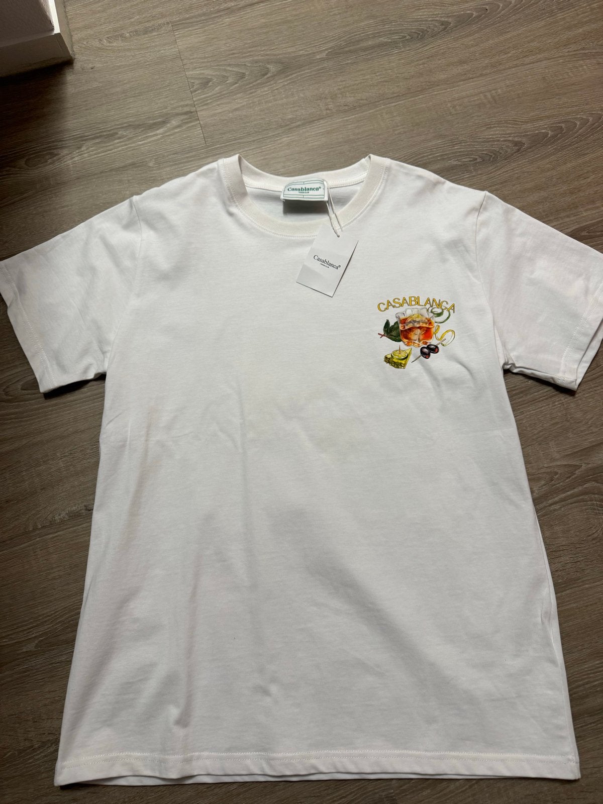 Casablanca T-shirt Wit Nieuw Maat M, Ophalen of Verzenden, Nieuw, Maat 48/50 (M), Wit