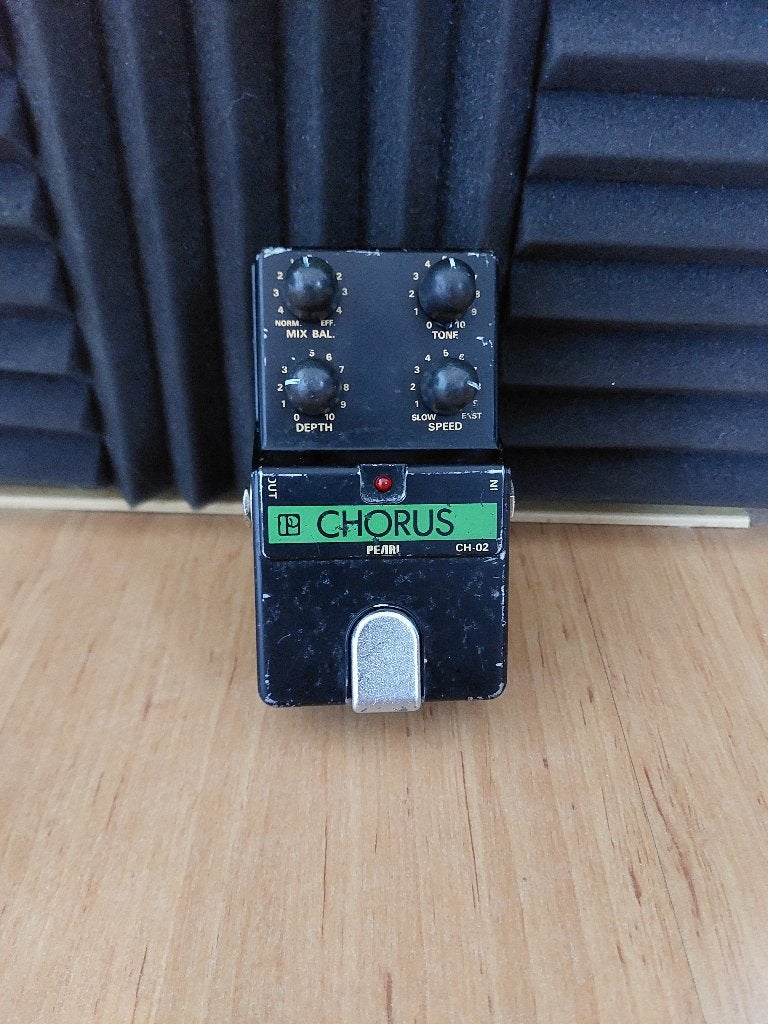 Pearl CH-02 Chorus Vintage 1980's Japan, Muziek en Instrumenten, Effecten, Gebruikt, Chorus, Volume, Overige typen, Equalizer