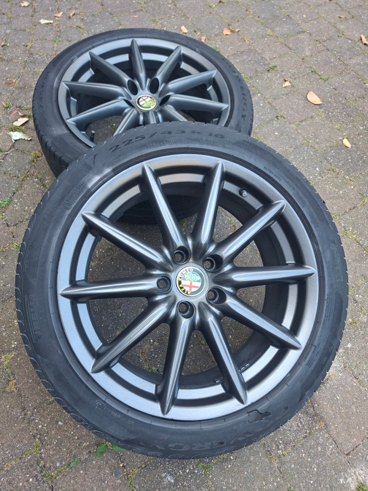 Alfa Romeo 159 velgen 18 inch  tbi, Auto-onderdelen, Banden en Velgen, 18 inch, Gebruikt, Banden en Velgen, Ophalen of Verzenden