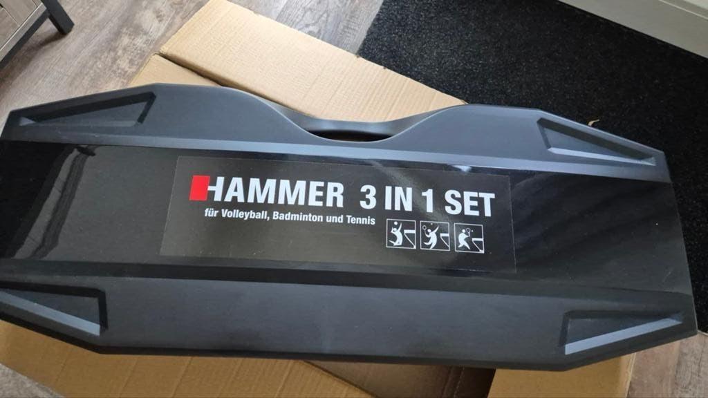 ZGAN Hammer * 3 in 1 net voor volleybal badminton en tennis, Sport en Fitness, Badminton, Ophalen of Verzenden, Zo goed als nieuw