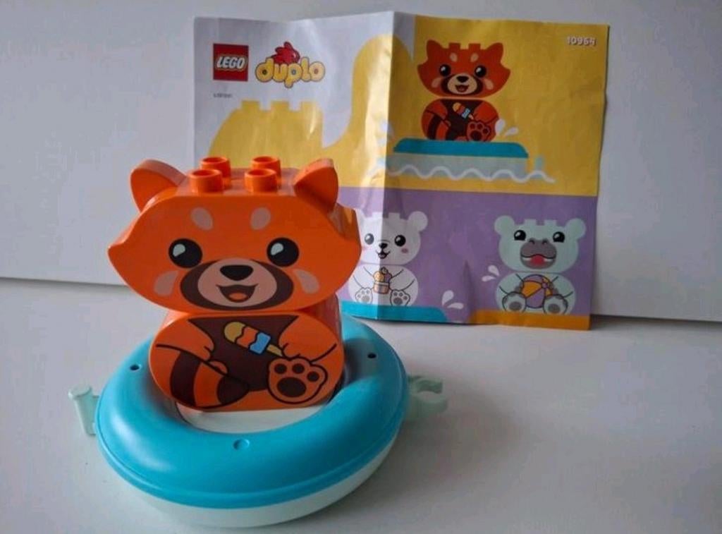 Duplo 10964. Drijvende rode panda. Badspeeltje, Ophalen of Verzenden, Duplo
