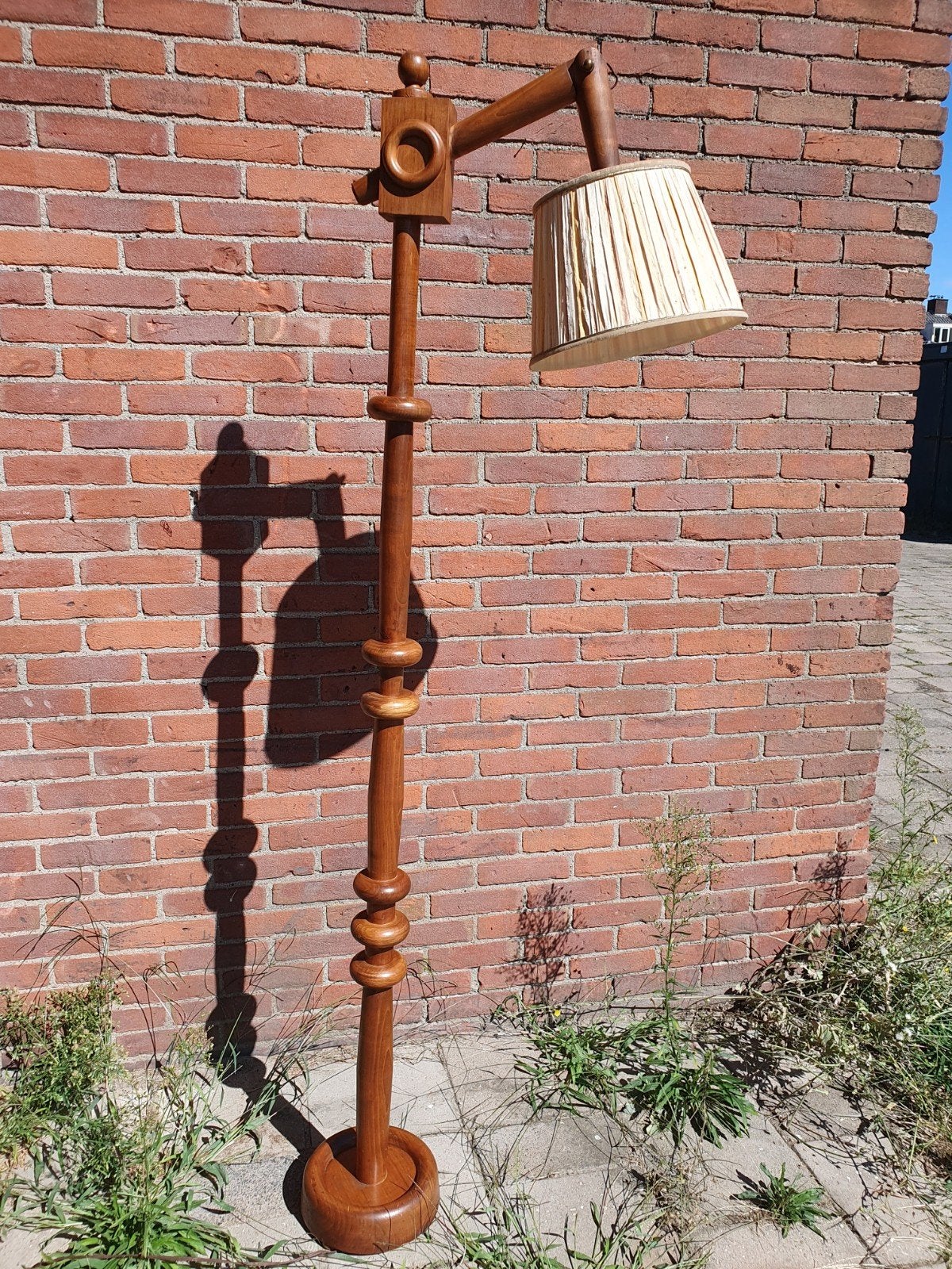 Vintage staande lamp., Ophalen, Sixties, E27 (groot), 150 tot 200 cm