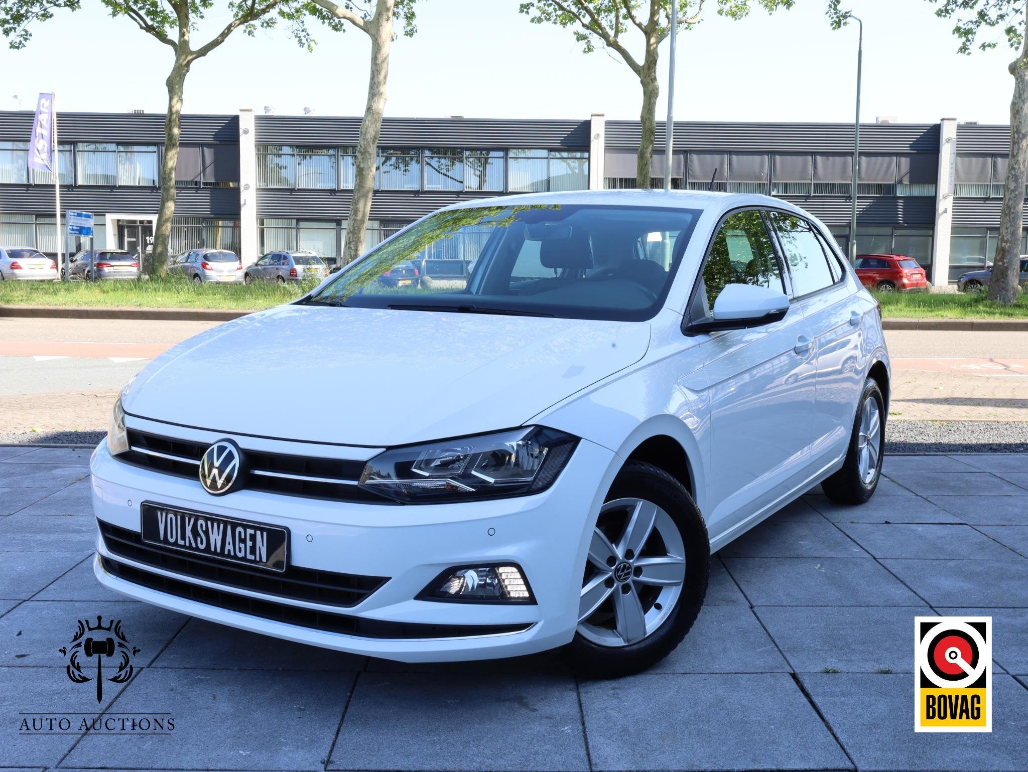 Volkswagen Polo 1.0 TSI Highline 95PK | Adaptive Cruise | Do, Voorwielaandrijving, Dealer onderhouden, Gebruikt, Wit